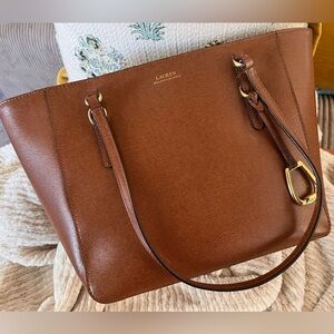 Stunning Ralph Lauren Leather Tote